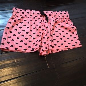 Heart pajama bottoms size small